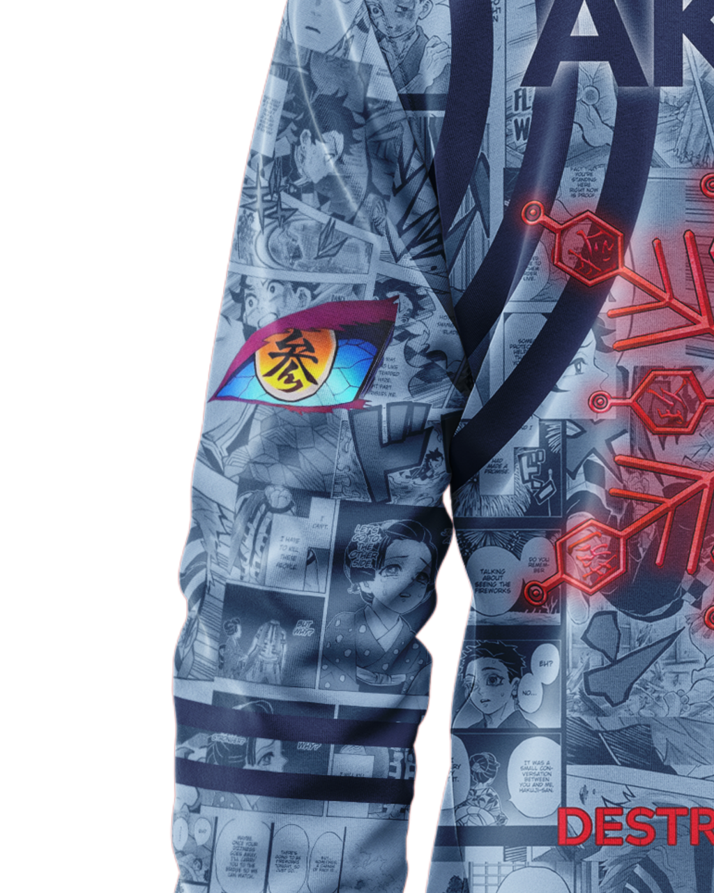 Akaza Demon Slayer Manga Panel Bomber Jacket – Fierce Anime Streetwear
