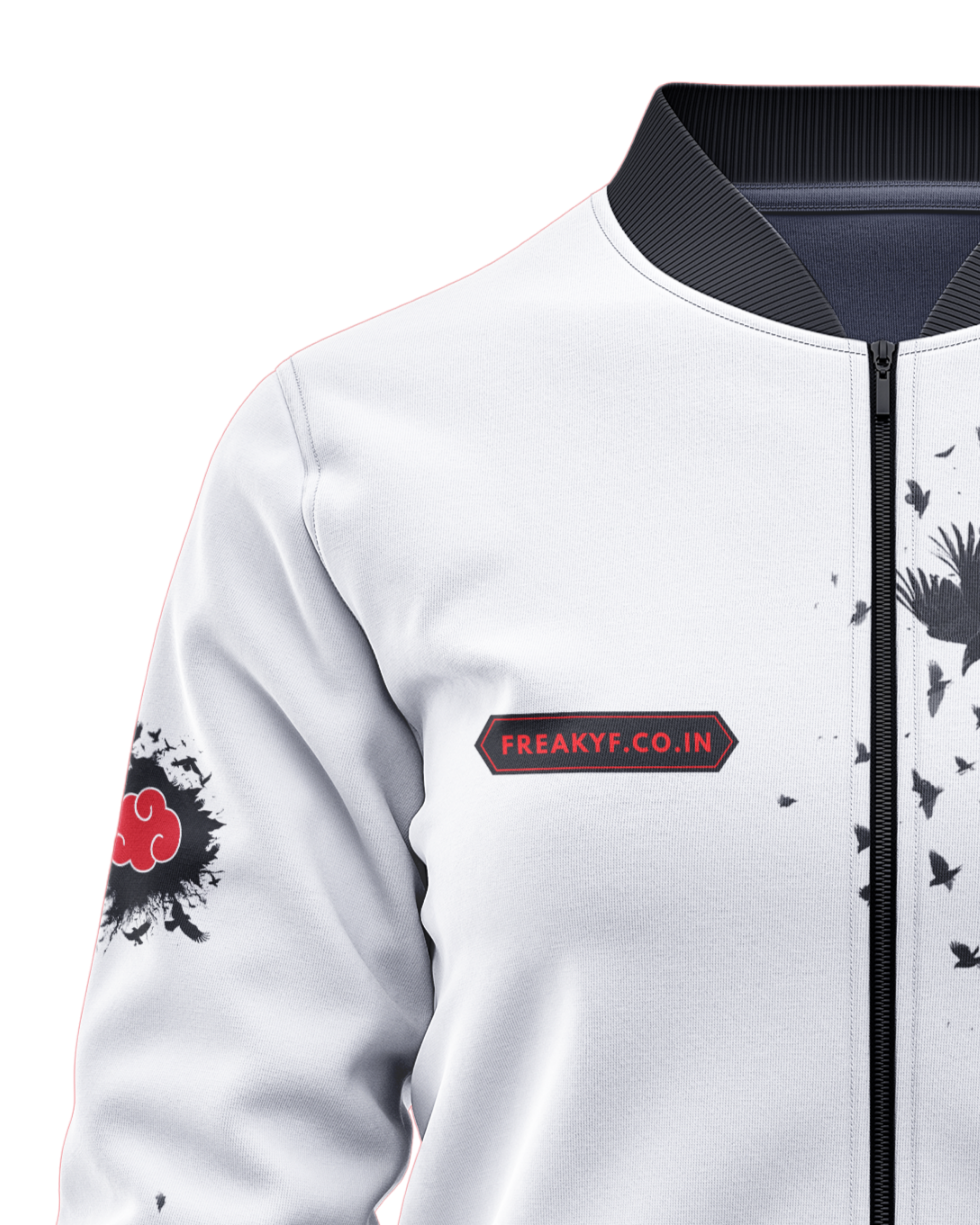 Itachi Uchiha Genjutsu Bomber Jacket – Anime Streetwear Edition