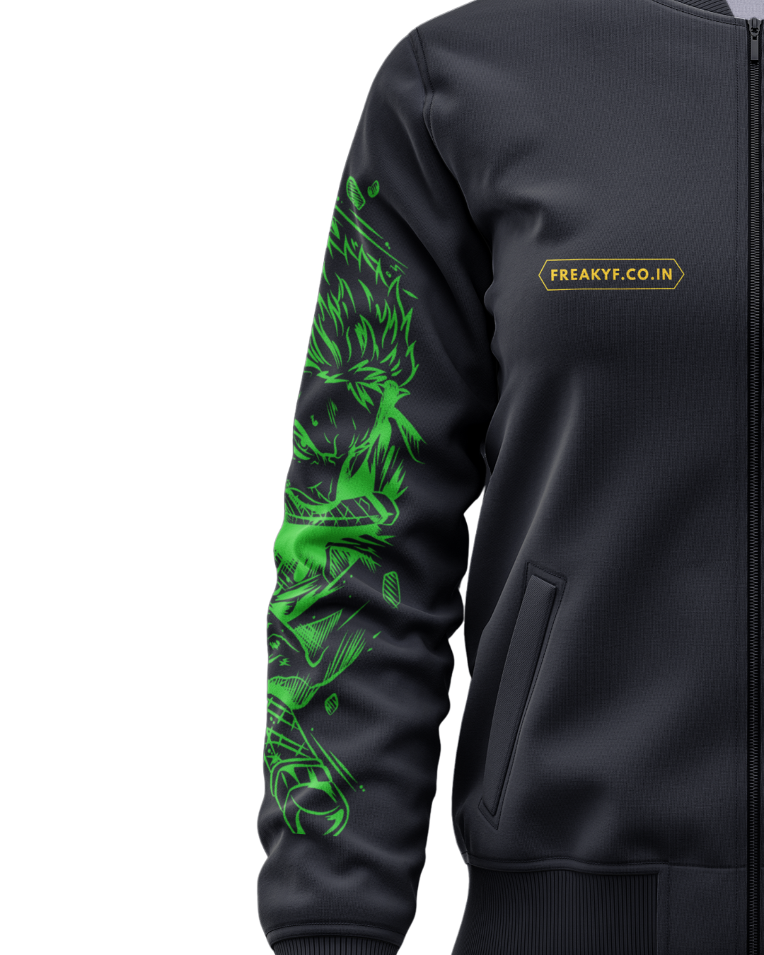 Roronoa Zoro Bomber Jacket – King of the Hell Anime Streetwear