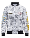Zenitsu Flaming Thunder God - Demon slayer Anime Style streetwear Bomber Jacket