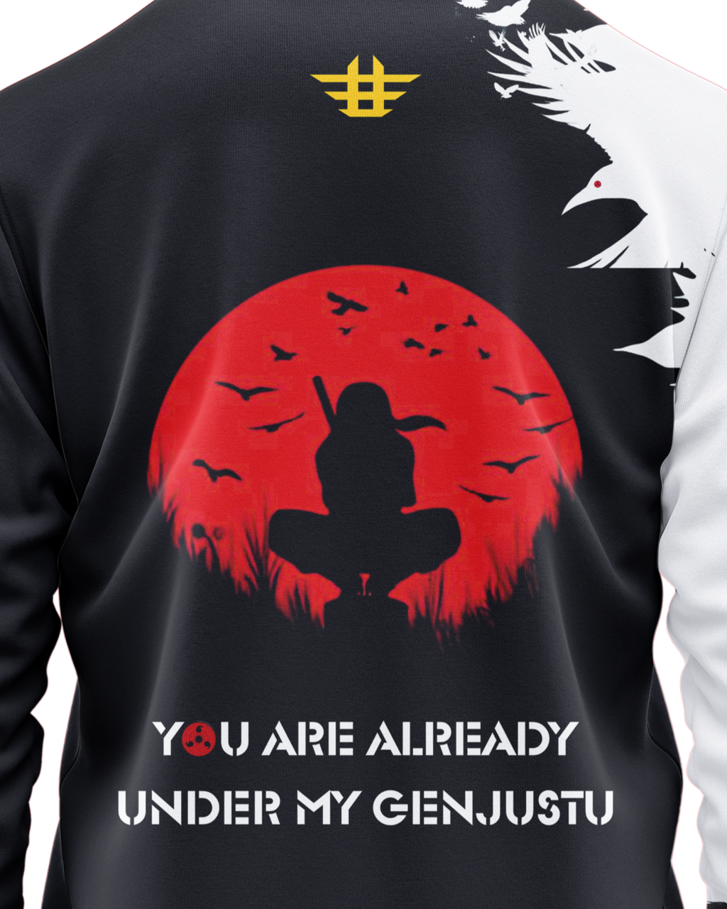 Itachi Uchiha Genjutsu Bomber Jacket – Anime Streetwear Edition