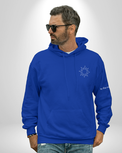 Celestial Sun and Moon valentine hoodie combo