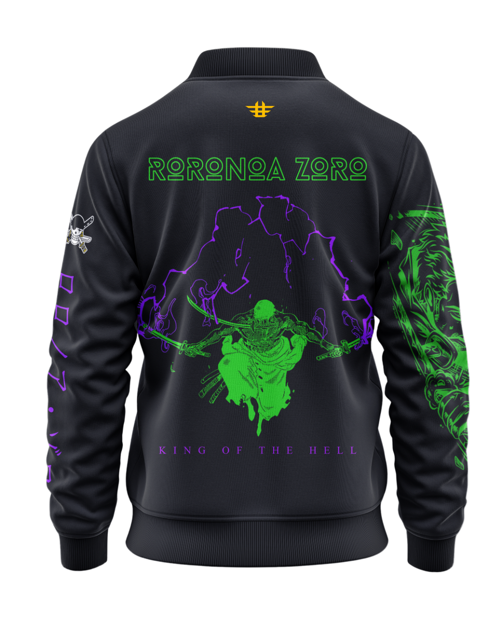Roronoa Zoro Bomber Jacket – King of the Hell Anime Streetwear