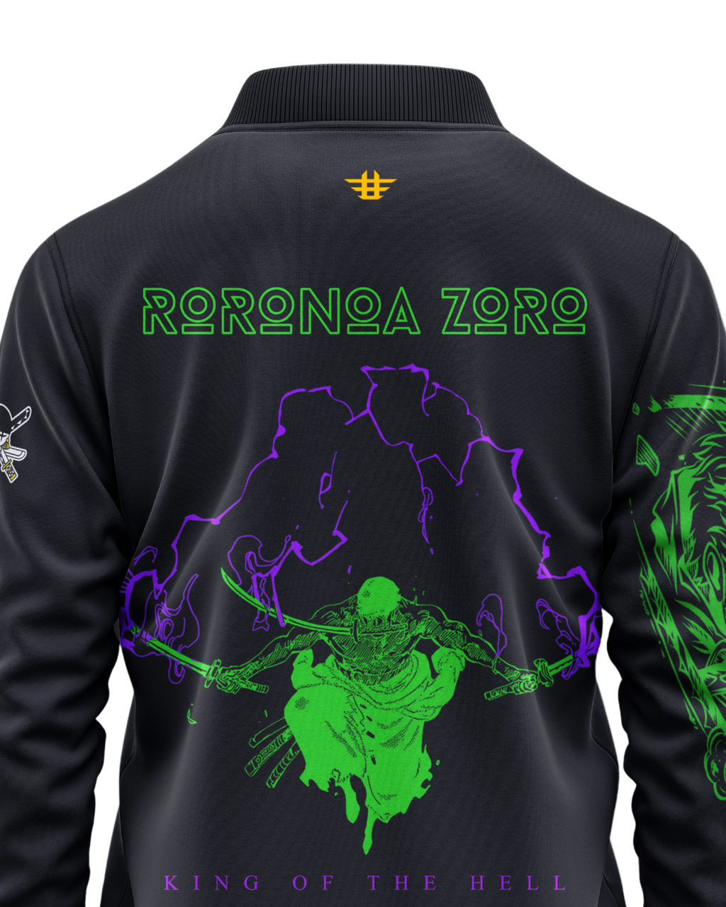 Roronoa Zoro Bomber Jacket – King of the Hell Anime Streetwear
