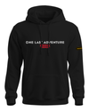 'One Last Adventure' Quote Black Standard Fit Hoodie - ST Merch