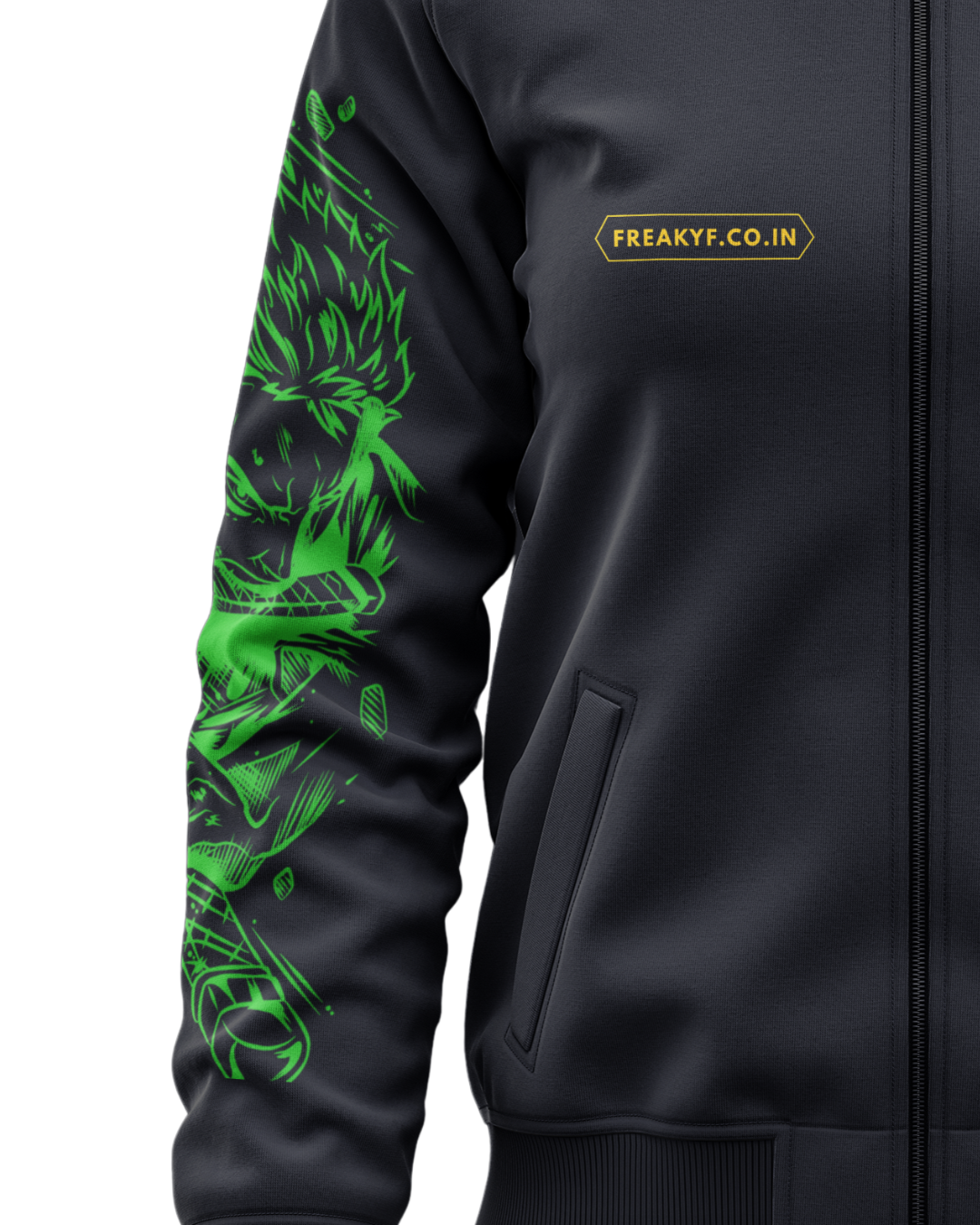 Roronoa Zoro Bomber Jacket – King of the Hell Anime Streetwear
