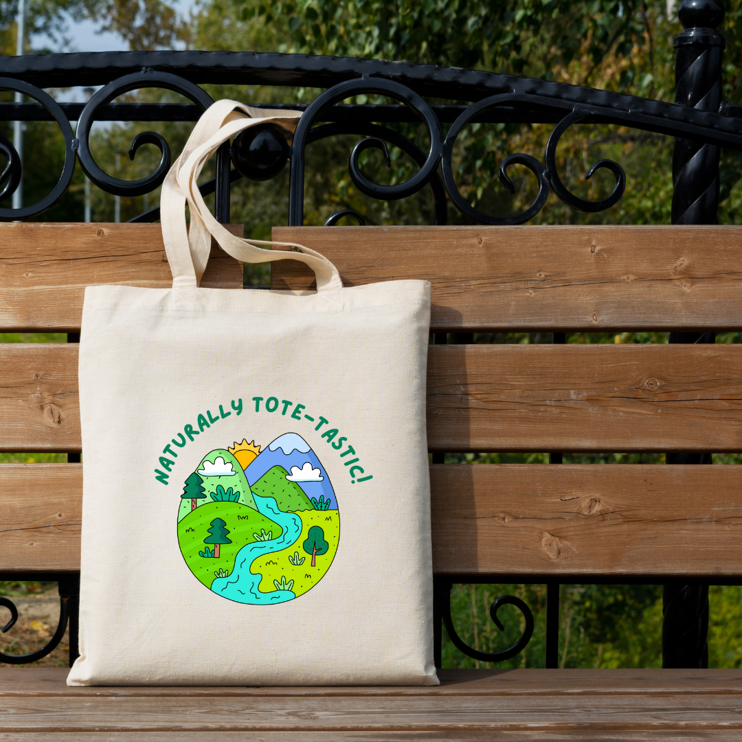 Naturally totastic Zipper Tote bag