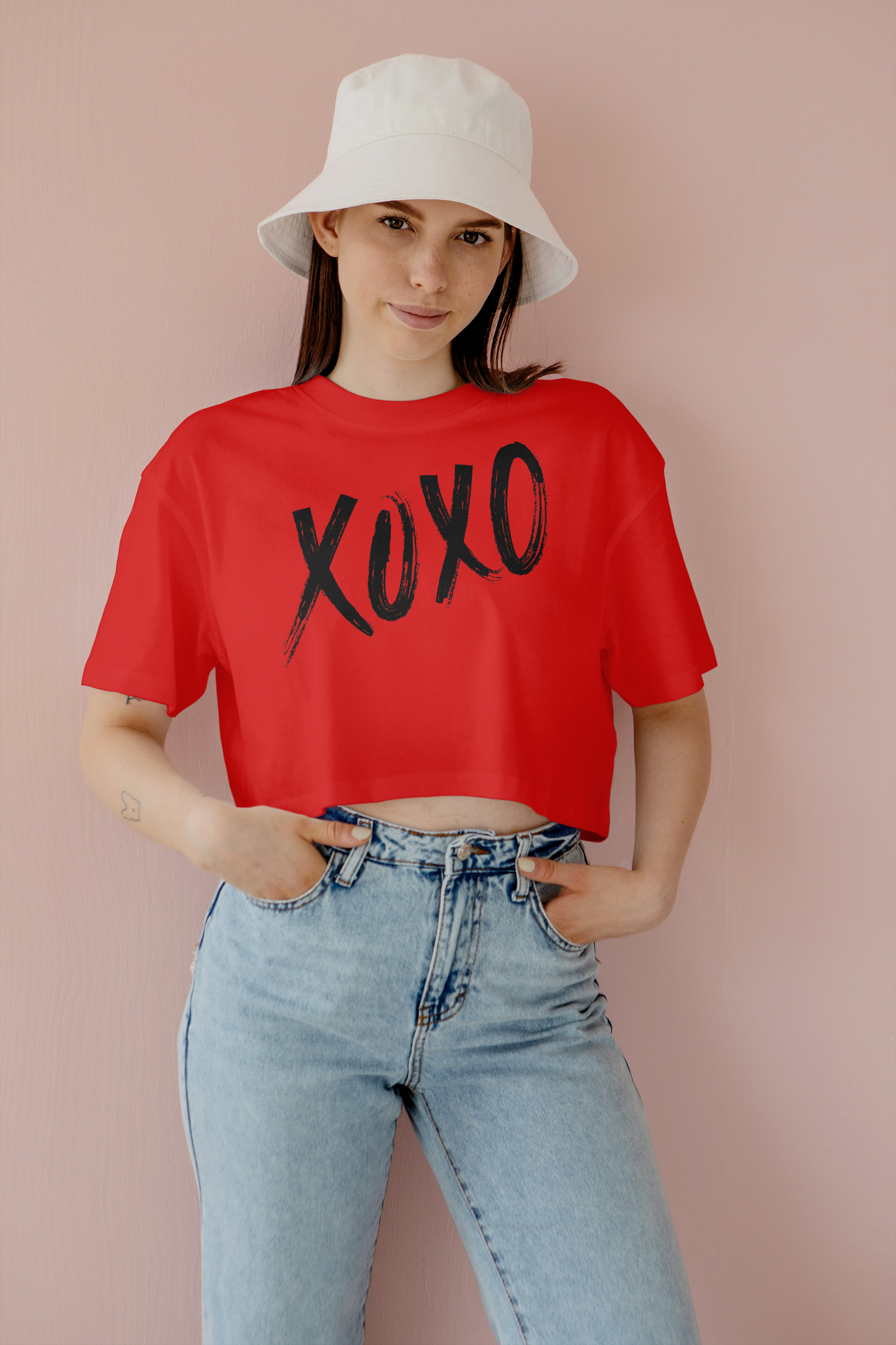 Xoxo Valentine Crop Top